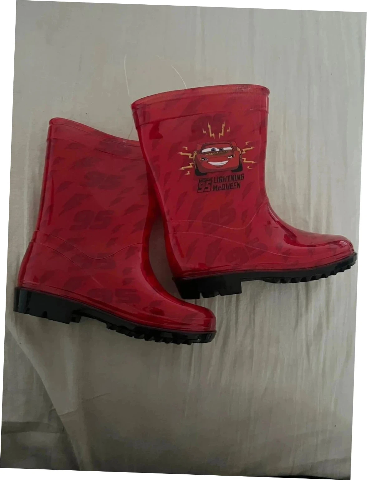 Nuevas talla 25 | Botas de lluvia CARS Flash McQueen Disney Pixar - Roja – photo 5